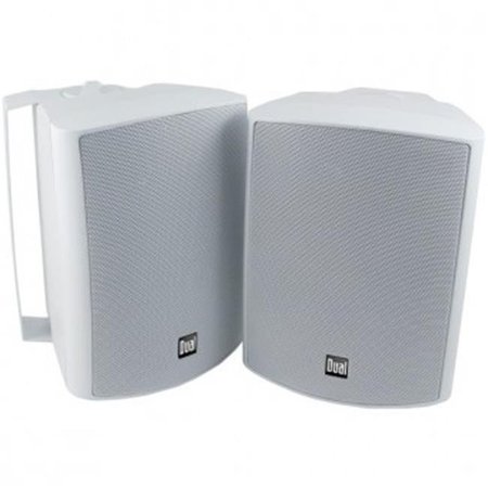 Dual Dual DULLU53PW 3-Way Indoor & Outdoor Speakers; White - 5.25 in. DULLU53PW